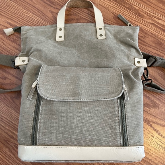 Kelly Moore Camera Bag Collins Sand Canvas/Bone Trim - Picture 3 of 16